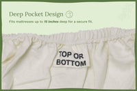 Organic Sateen Bed Sheets Set