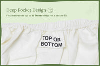 Organic Sateen Bed Sheets Set