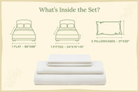 Organic Sateen Bed Sheets Set
