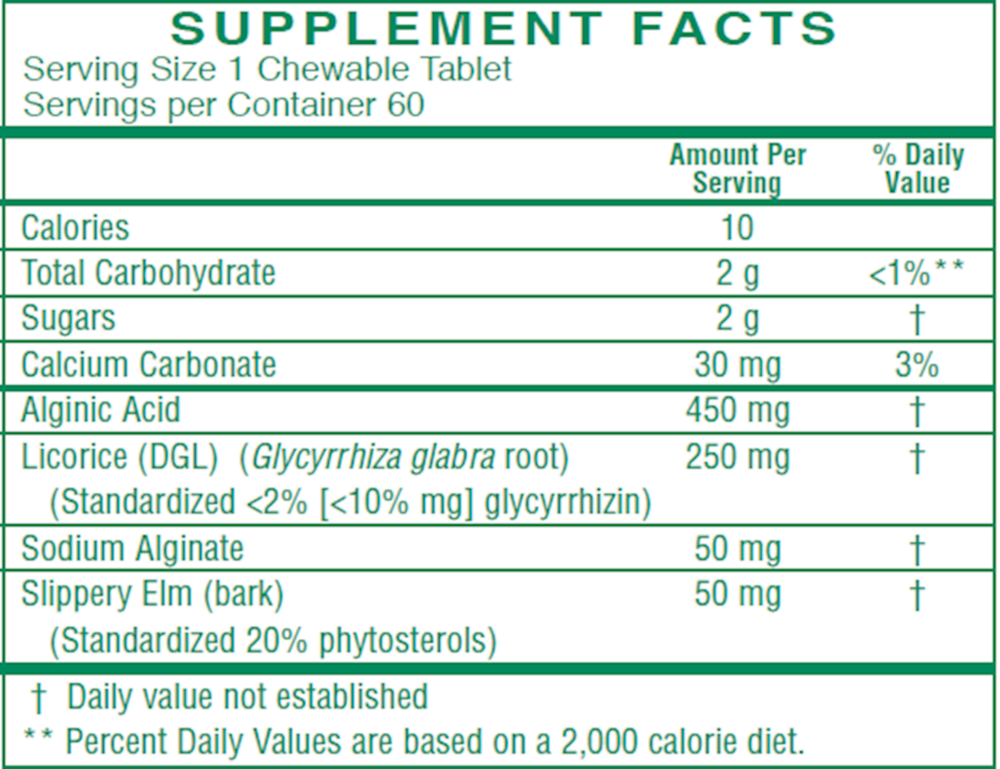 Acid Block Chewable Tablets