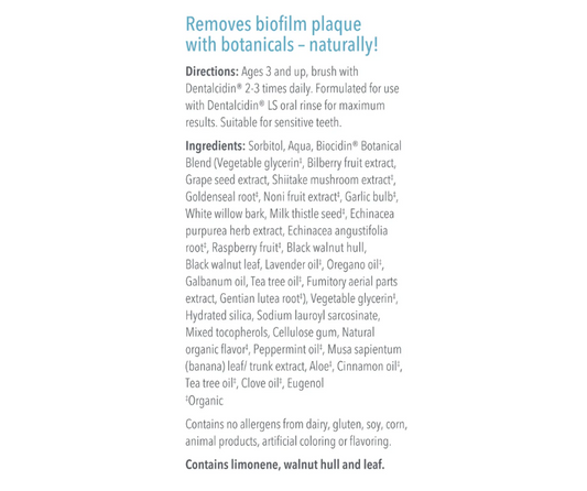 Biocidin Botanicals Dentalcidin