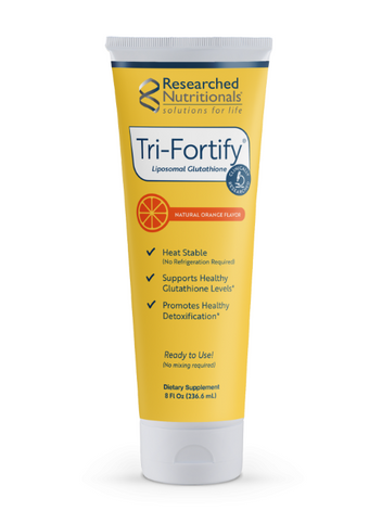 compare product Research Nutritional's Tri-Fortify Orange Flavor: Liposomal Glutathione Tube