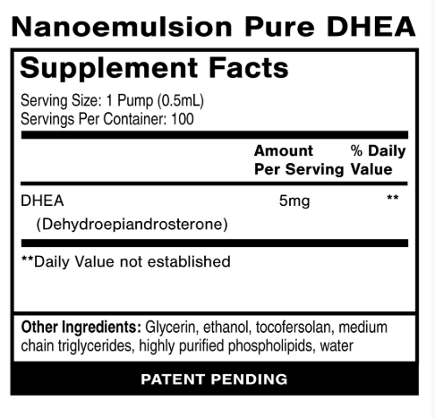 Quicksilver Pure DHEA