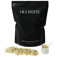 HigherDOSE Serotonin Soak Magnesium Bath Salt for Muscle Relaxation & Mood Boost