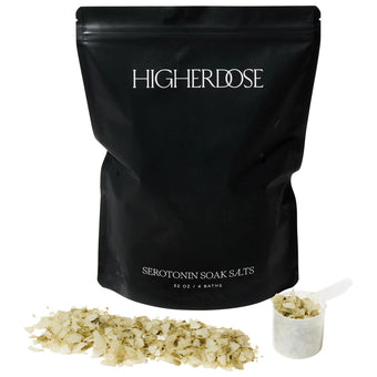 compare product HigherDOSE Serotonin Soak Magnesium Bath Salt for Muscle Relaxation & Mood Boost