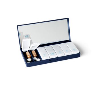 compare product Navy Blue Pill Box