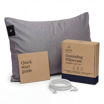 compare product GAYA™ Grounding Pillow Case - Gray